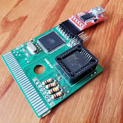 EEPROM programmer at work