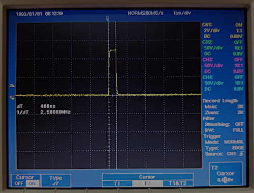 400ns pulse
